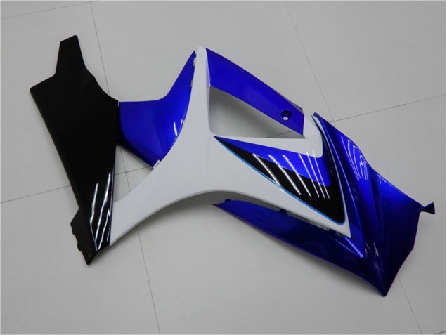 Azul Branco Preto Carenagem GSXR 1000 K7 2007-2008 Azul Branco Preto Carenagem GSXR 1000 K7 2007-2008