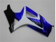 Azul Branco Preto Carenagem GSXR 1000 K7 2007-2008 Azul Branco Preto Carenagem GSXR 1000 K7 2007-2008