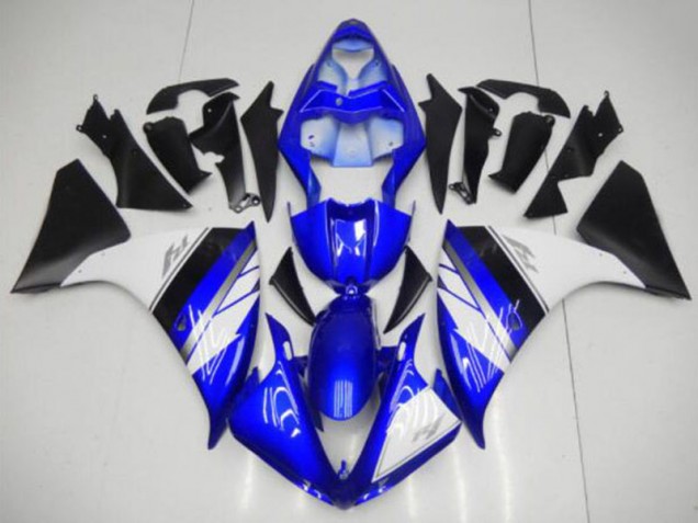 Azul Branco Preto Carenagem R1 2009-2011 Azul Branco Preto Carenagem R1 2009-2011