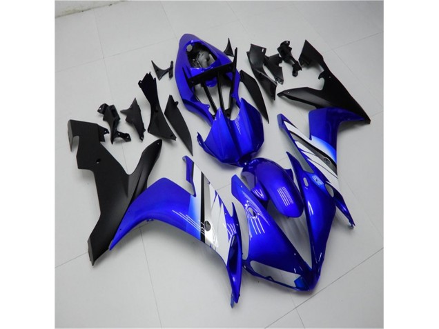 Azul Branco Preto Injeção Kits Carenagem R1 2004-2006 Azul Branco Preto Injeção Kits Carenagem R1 2004-2006