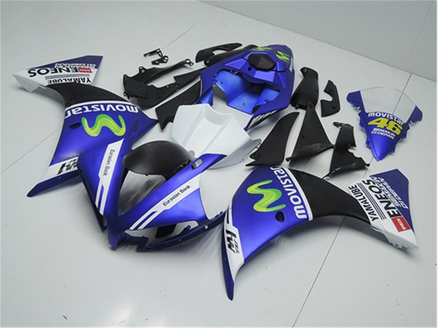 Azul Branco Preto Kit Carenagem R1 2012-2014 Azul Branco Preto Kit Carenagem R1 2012-2014