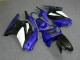 Azul Branco Preto Ninja Abs Plástico EX250 2008-2012 Azul Branco Preto Ninja Abs Plástico EX250 2008-2012