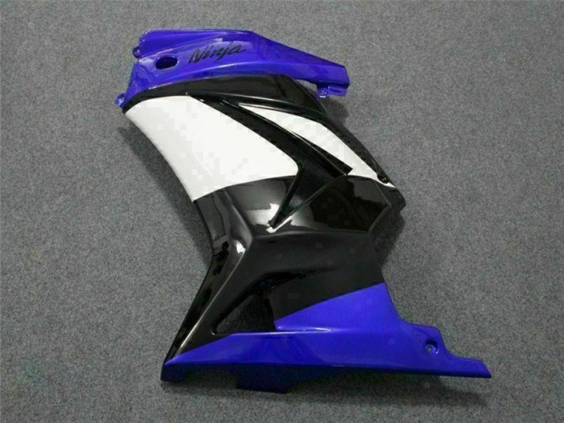 Azul Branco Preto Ninja Abs Plástico EX250 2008-2012 Azul Branco Preto Ninja Abs Plástico EX250 2008-2012