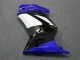 Azul Branco Preto Ninja Abs Plástico EX250 2008-2012 Azul Branco Preto Ninja Abs Plástico EX250 2008-2012