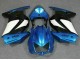 Azul Branco Preto Ninja Abs Plásticos EX250 2008-2012