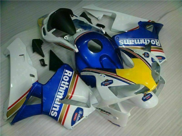 Azul Branco Rothmans Carenagem CBR 600RR 2003-2004 Azul Branco Rothmans Carenagem CBR 600RR 2003-2004