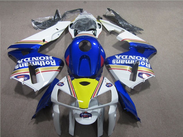 Azul Branco Rothmans Carenagem CBR 600RR 2005-2006 Azul Branco Rothmans Carenagem CBR 600RR 2005-2006