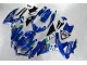 Azul Branco Verde Carenagem GSXR 600 / 750 K8 2008-2010 Azul Branco Verde Carenagem GSXR 600 / 750 K8 2008-2010