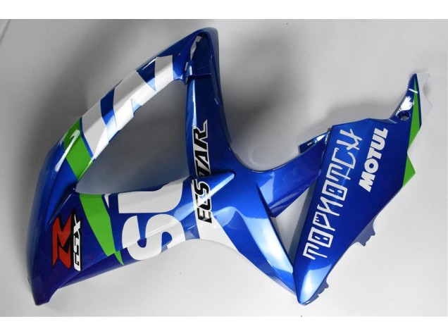 Azul Branco Verde Carenagem GSXR 600 / 750 K8 2008-2010 Azul Branco Verde Carenagem GSXR 600 / 750 K8 2008-2010