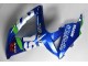 Azul Branco Verde Carenagem GSXR 600 / 750 K8 2008-2010 Azul Branco Verde Carenagem GSXR 600 / 750 K8 2008-2010