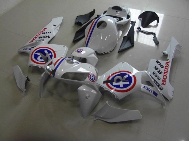 Azul Branco Vermelho Carenagem CBR 600RR 2005-2006 Azul Branco Vermelho Carenagem CBR 600RR 2005-2006