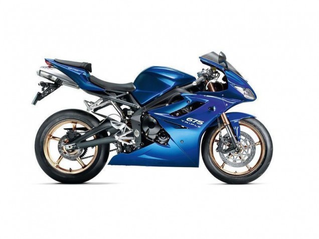 Azul Carenagem Daytona 675 Triple 2006-2008 Azul Carenagem Daytona 675 Triple 2006-2008