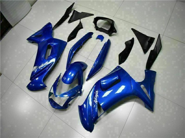 Azul Carenagem EX650 2006-2008 Azul Carenagem EX650 2006-2008