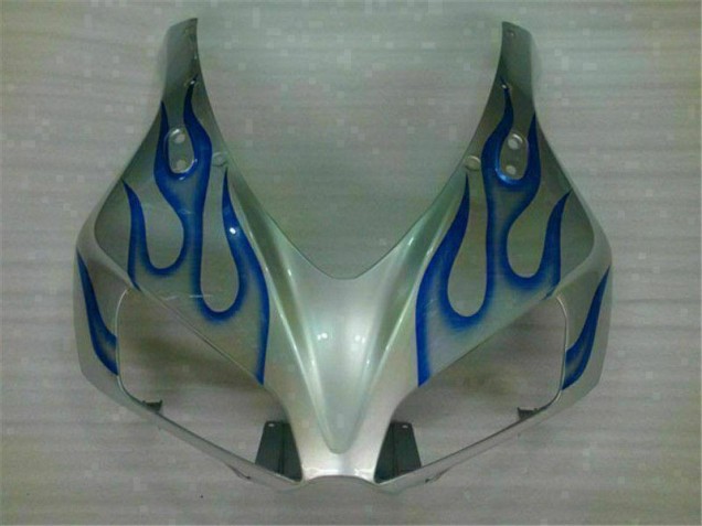 Azul Chama Prata Carenagem CBR 1000RR 2006-2007 Azul Chama Prata Carenagem CBR 1000RR 2006-2007