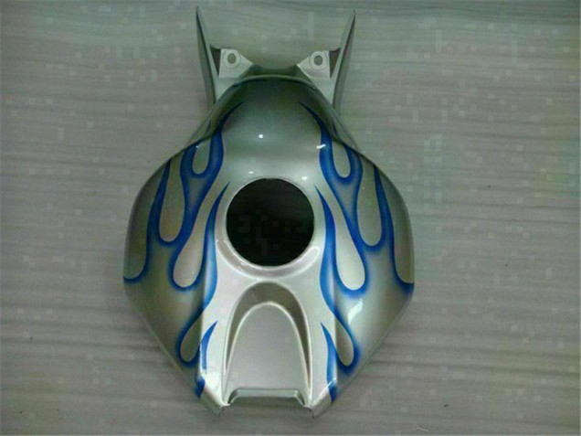 Azul Chama Prata Carenagem CBR 1000RR 2006-2007 Azul Chama Prata Carenagem CBR 1000RR 2006-2007