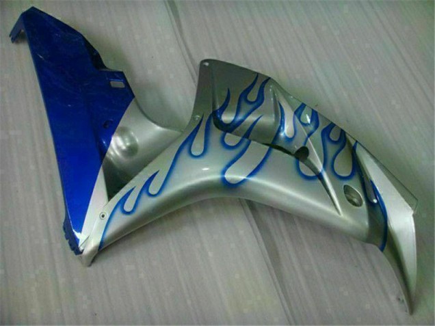 Azul Chama Prata Carenagem CBR 1000RR 2006-2007 Azul Chama Prata Carenagem CBR 1000RR 2006-2007