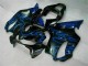 Azul Chamas Carenagem CBR 600 F4i 2001-2003 Azul Chamas Carenagem CBR 600 F4i 2001-2003