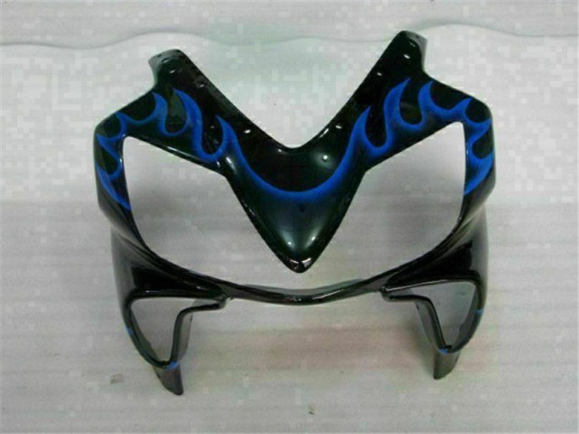 Azul Chamas Carenagem CBR 600 F4i 2001-2003 Azul Chamas Carenagem CBR 600 F4i 2001-2003