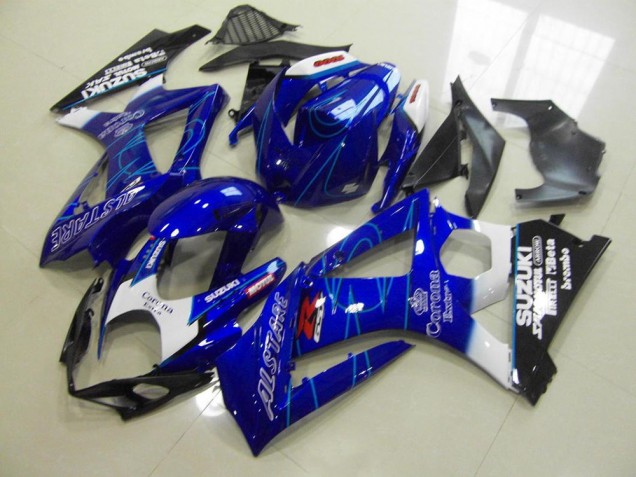 Azul Corona Carenagem GSXR 1000 K7 2007-2008