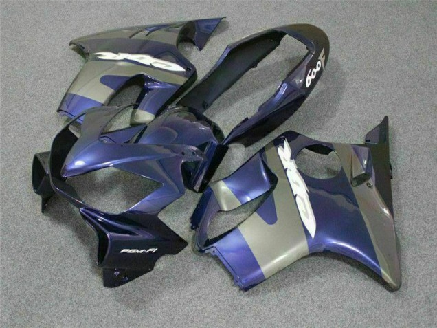 Azul Kit Carenagem CBR 600 F4i 2004-2007 Azul Kit Carenagem CBR 600 F4i 2004-2007