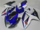 Azul Kit Carenagem GSXR 600 / 750 K6 2006-2007 Azul Kit Carenagem GSXR 600 / 750 K6 2006-2007