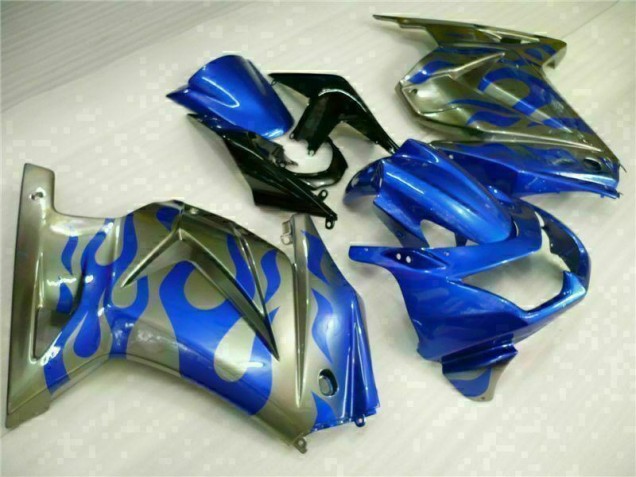 Azul Kits Carenagem EX250 2008-2012 Azul Kits Carenagem EX250 2008-2012