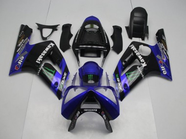 Azul Monster Carenagem ZX6R 2003-2004