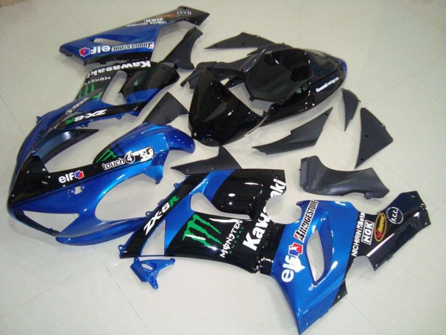 Azul Monster Carenagem ZX6R 2005-2006 Azul Monster Carenagem ZX6R 2005-2006
