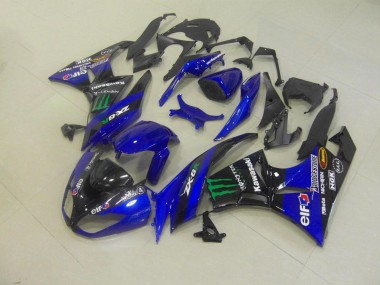 Azul Monster Carenagem ZX6R 2009-2012