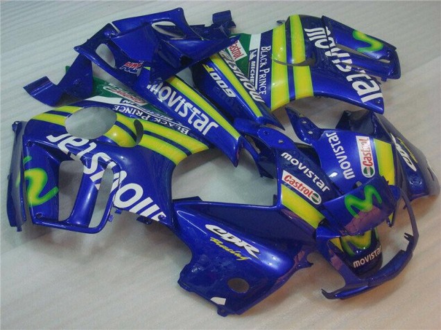 Azul Movistar Castrol Carenagem CBR 600 F3 1995-1998 Azul Movistar Castrol Carenagem CBR 600 F3 1995-1998