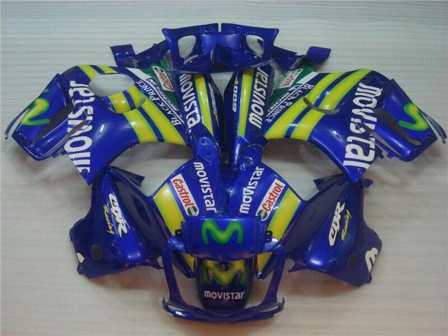 Azul Movistar Castrol Carenagem CBR 600 F3 1995-1998 Azul Movistar Castrol Carenagem CBR 600 F3 1995-1998