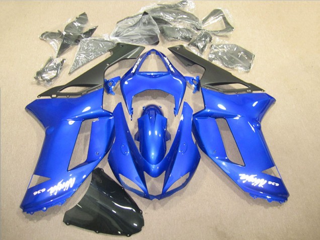Azul Ninja 636 Carenagem ZX6R 2007-2008 Azul Ninja 636 Carenagem ZX6R 2007-2008
