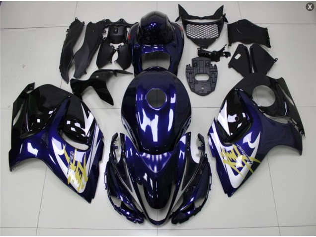 Azul Ouro Carenagem GSXR 1300 Hayabusa 2008-2019 Azul Ouro Carenagem GSXR 1300 Hayabusa 2008-2019