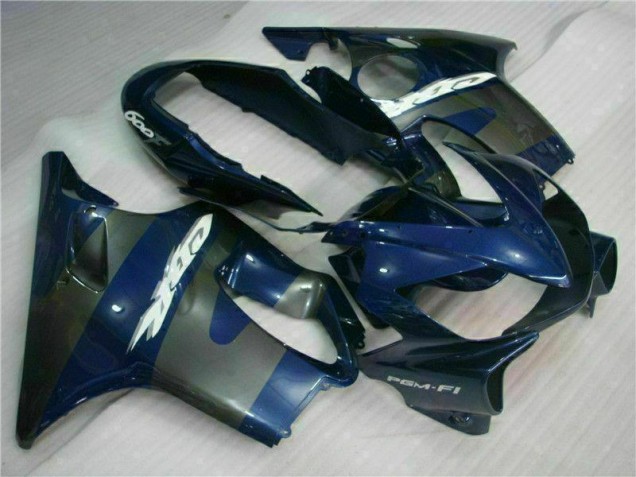 Azul Prata Carenagem CBR 600 F4i 2004-2007 Azul Prata Carenagem CBR 600 F4i 2004-2007