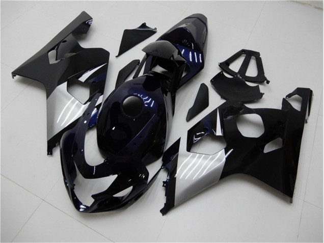Azul Prata Carenagem GSXR 600 / 750 K4 2004-2005