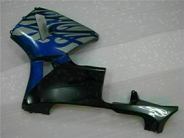Azul & Prata Chama Carenagem CBR 600RR 2003-2004 Azul & Prata Chama Carenagem CBR 600RR 2003-2004
