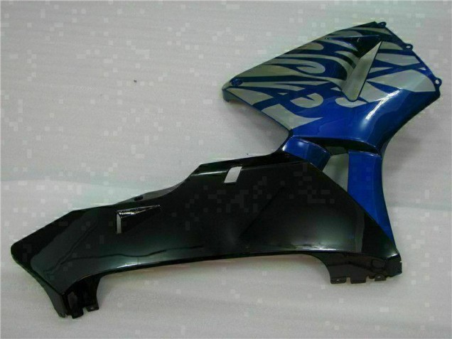 Azul & Prata Chama Carenagem CBR 600RR 2003-2004 Azul & Prata Chama Carenagem CBR 600RR 2003-2004