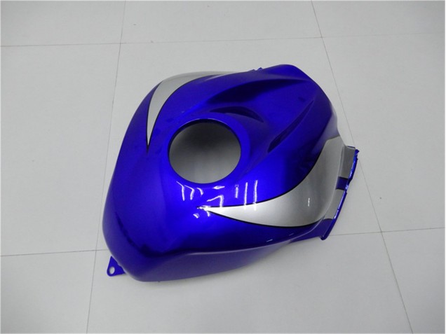Azul Prata Preto Carenagem CBR 600RR 2007-2008 Azul Prata Preto Carenagem CBR 600RR 2007-2008