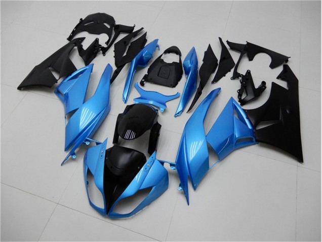 Azul Preto Abs Carenagem ZX6R 2009-2012 Azul Preto Abs Carenagem ZX6R 2009-2012