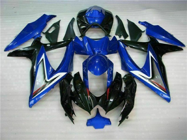 Azul Preto Abs Kit Carenagem & Plásticos GSXR 600 / 750 K8 2008-2010