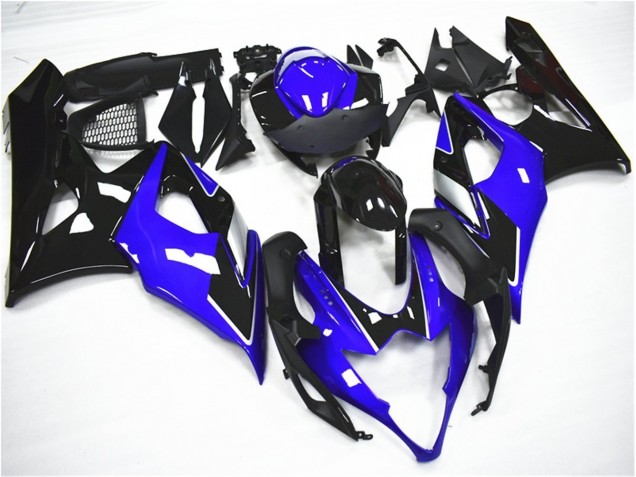 Azul Preto Abs Kit Completos Carenagem GSXR 1000 K7 2007-2008 Azul Preto Abs Kit Completos Carenagem GSXR 1000 K7 2007-2008