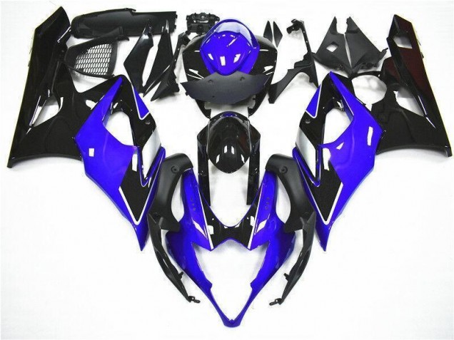 Azul Preto Abs Kit Completos Carenagem GSXR 1000 K7 2007-2008 Azul Preto Abs Kit Completos Carenagem GSXR 1000 K7 2007-2008