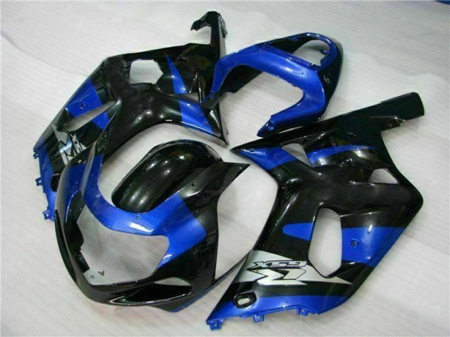 Azul Preto Abs Kits Completos Carenagem GSXR 600 / 750 K1 K2 K3 2001-2003 Azul Preto Abs Kits Completos Carenagem GSXR 600 / 750 K1 K2 K3 2001-2003