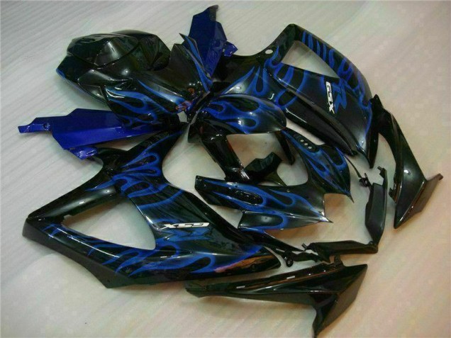Azul Preto Abs Kits Completos Carenagem GSXR 600 / 750 K8 2008-2010 Azul Preto Abs Kits Completos Carenagem GSXR 600 / 750 K8 2008-2010