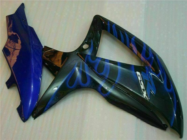 Azul Preto Abs Kits Completos Carenagem GSXR 600 / 750 K8 2008-2010 Azul Preto Abs Kits Completos Carenagem GSXR 600 / 750 K8 2008-2010