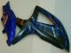 Azul Preto Abs Kits Completos Carenagem GSXR 600 / 750 K8 2008-2010 Azul Preto Abs Kits Completos Carenagem GSXR 600 / 750 K8 2008-2010