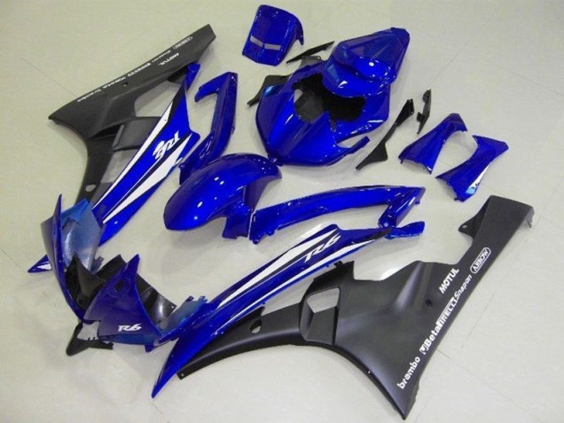 Azul Preto Abs Kits Completos Carenagem R6 2006-2007 Azul Preto Abs Kits Completos Carenagem R6 2006-2007