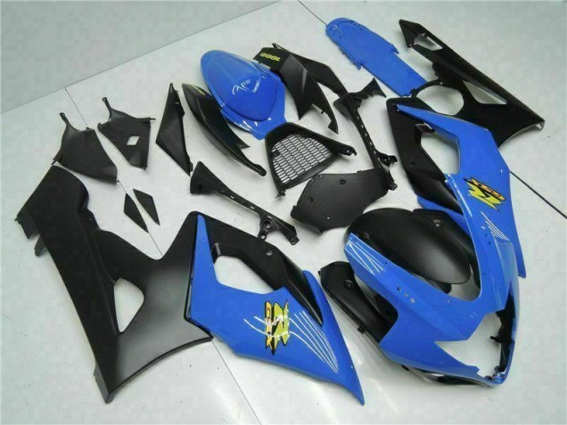 Azul Preto Abs Plástico GSXR 1000 K5 2005-2006 Azul Preto Abs Plástico GSXR 1000 K5 2005-2006