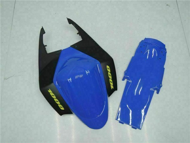 Azul Preto Abs Plástico GSXR 1000 K5 2005-2006 Azul Preto Abs Plástico GSXR 1000 K5 2005-2006