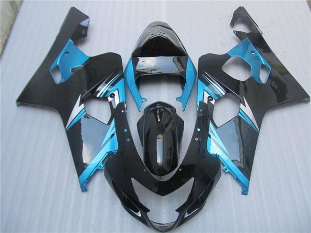 Azul Preto Abs Plástico GSXR 600 / 750 K4 2004-2005 Azul Preto Abs Plástico GSXR 600 / 750 K4 2004-2005